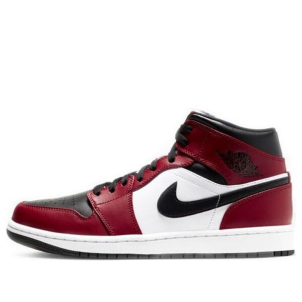 Nike Air Jordan 1 Mid 'Chicago Black Toe' MID-015