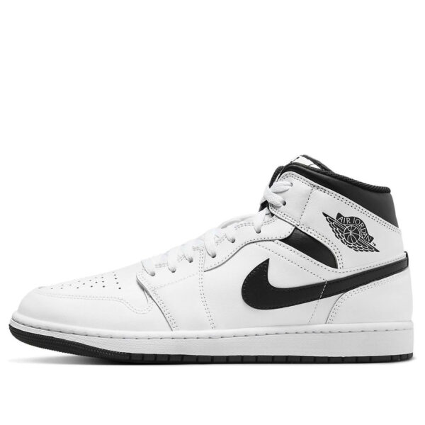 Nike Air Jordan 1 Mid 'White Black' MID-018